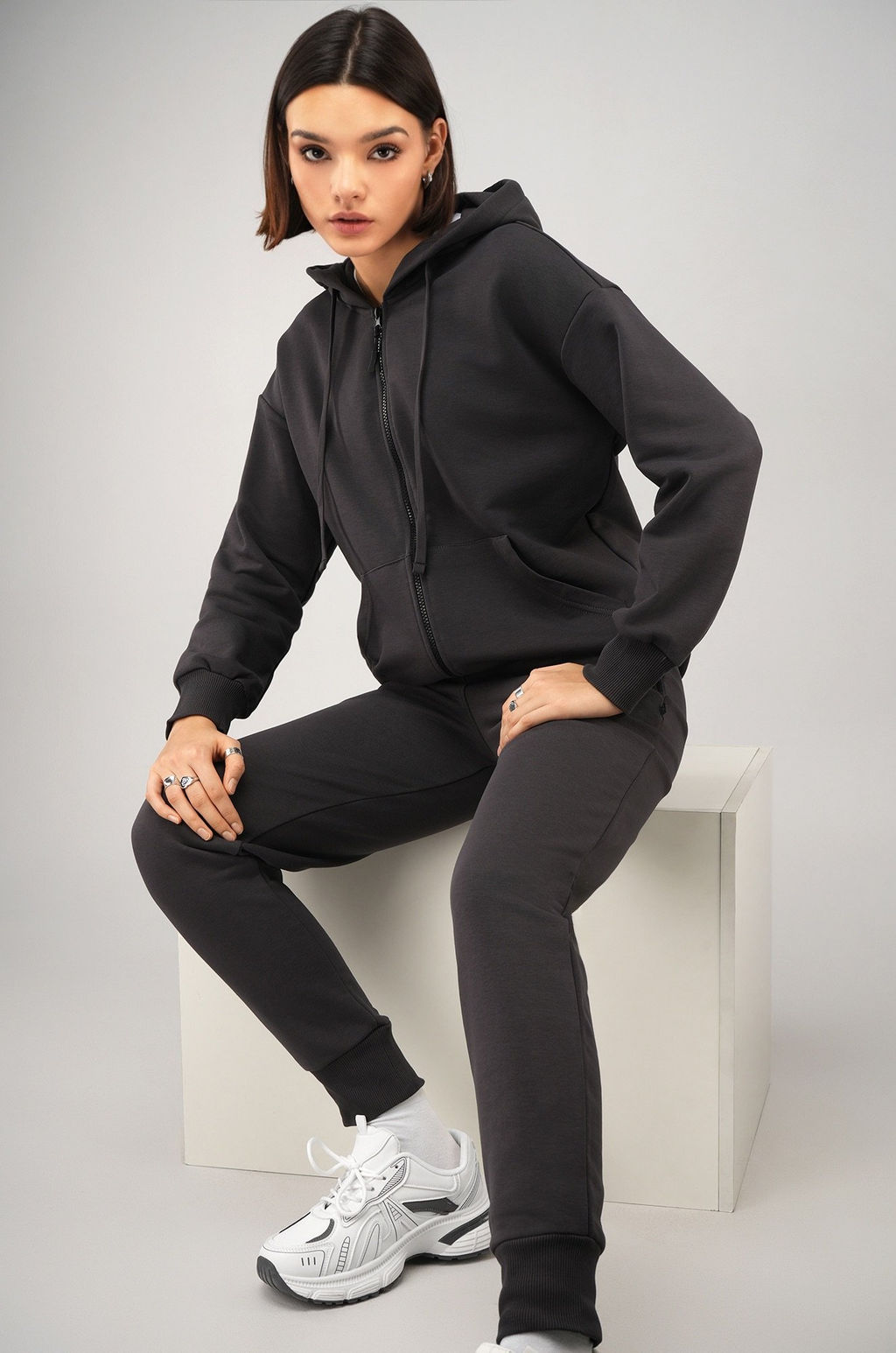 Женский спортивный костюм из футера трехнитки Happyfox