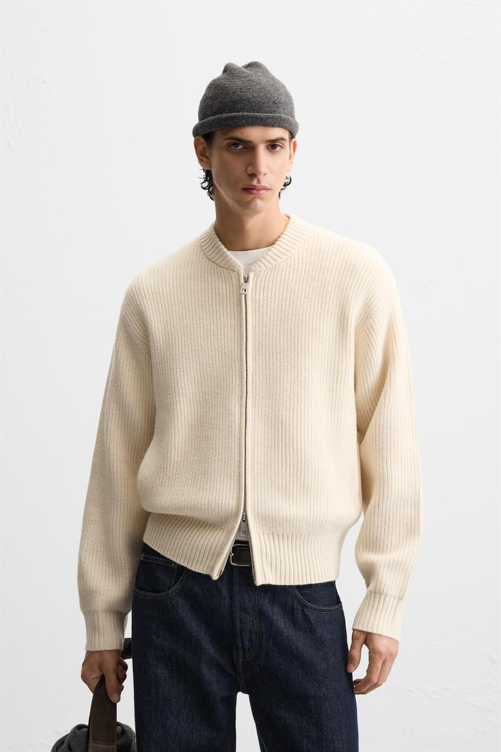 ZIP-UP KNIT JACKET - Zara фото 11