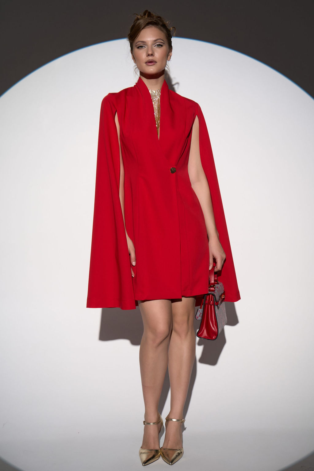 Платье Мариона (красный) - Эльза фото 3