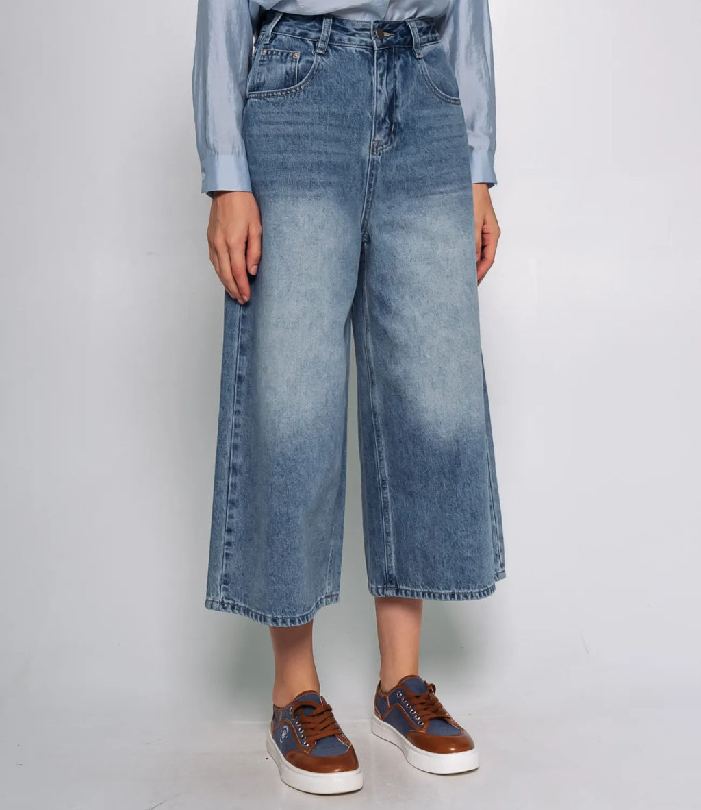 Джинсовые шорты #КТ7366, голубой - Dommod фото 3