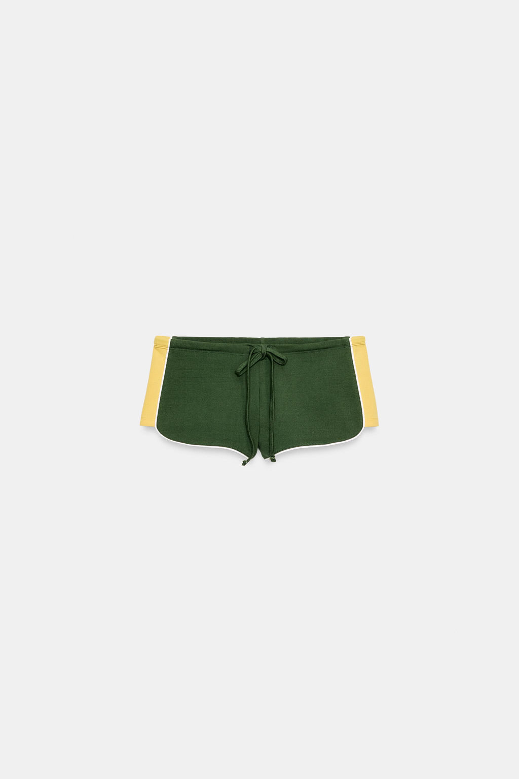 SHORTS MINI BANDA LATERAL / Verde - Zara фото 3
