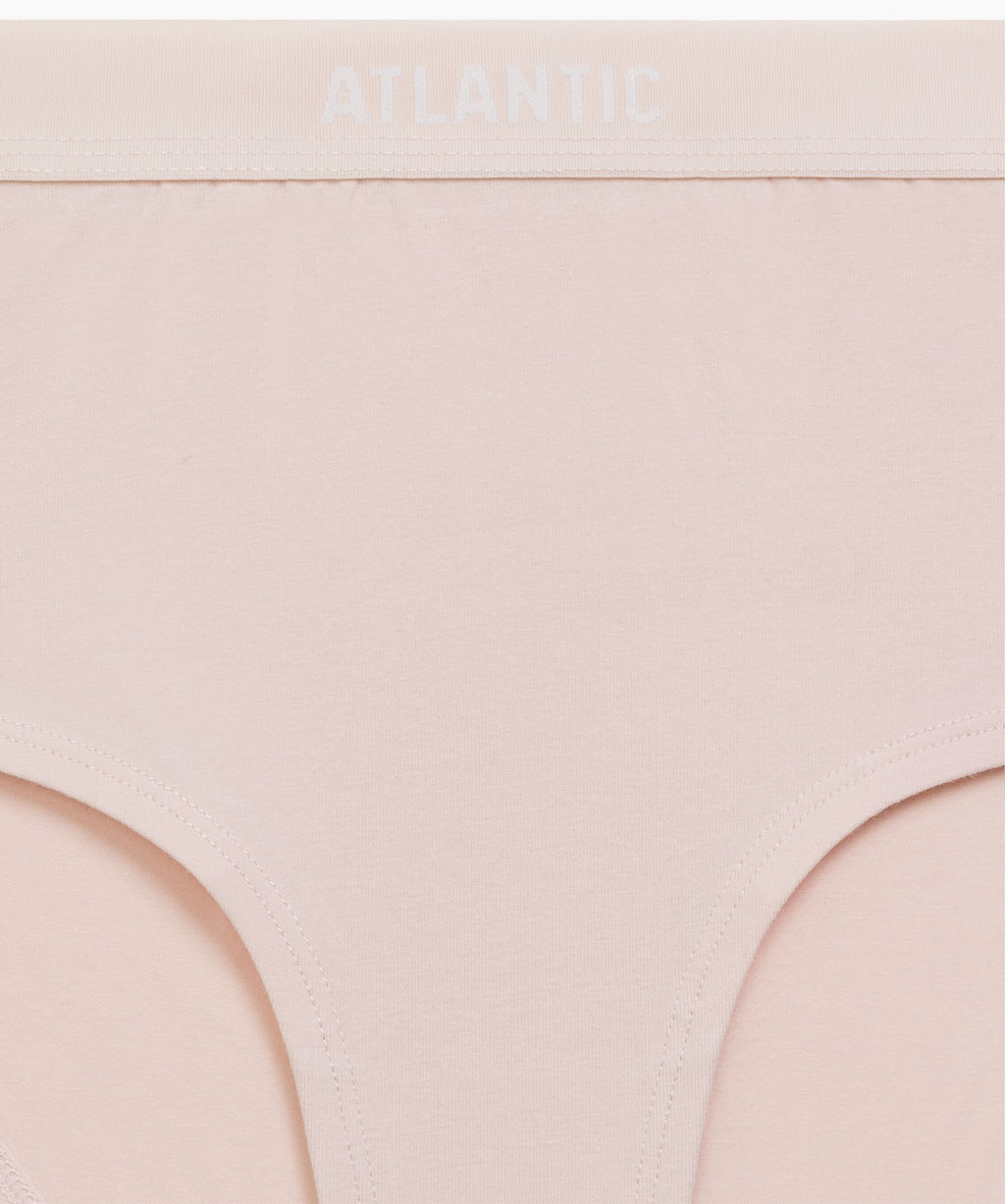 ATLANTIC 3CLP-009 Трусы макси спорт Maxi Sport - набор 3 шт. бежевый + ванильный + светло-голубой  фото 5