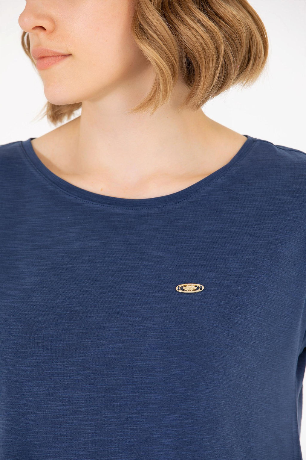 U. S. Polo Assn Женская темно-синяя футболка с круглым вырезом - U.s. polo assn фото 14