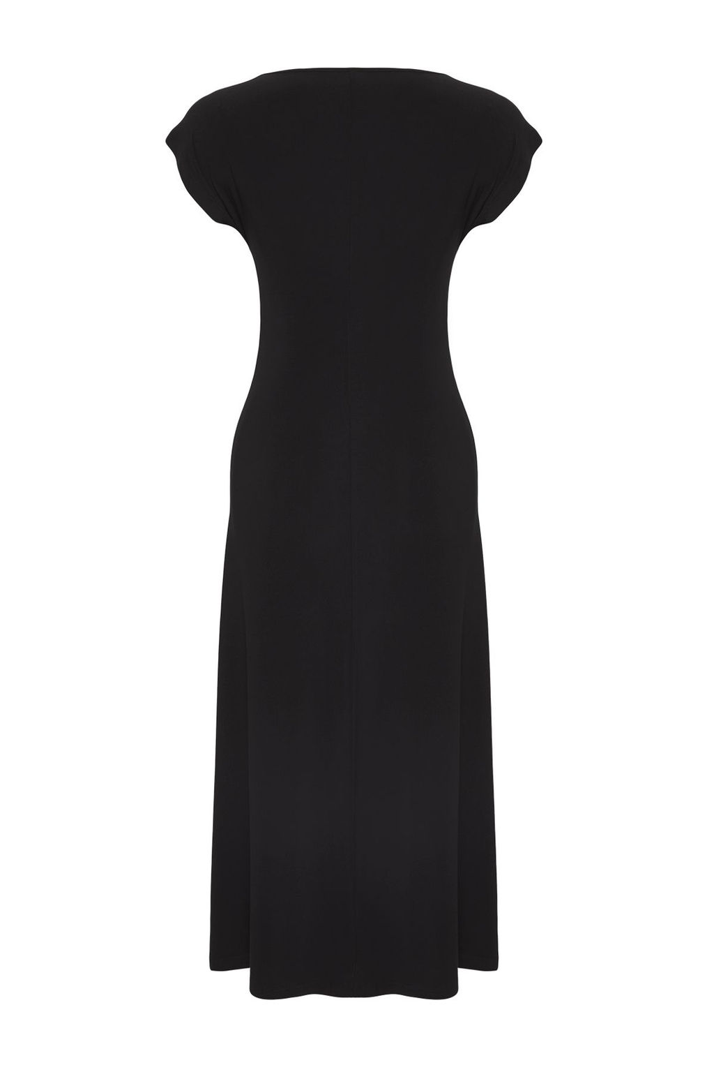 Kiremit Ay Kol Buzgu/Drape Detayl? Vucuda Oturan Esnek Maxi Orme Elbise TWOSS25EL00666 - Trendyolmilla фото 7