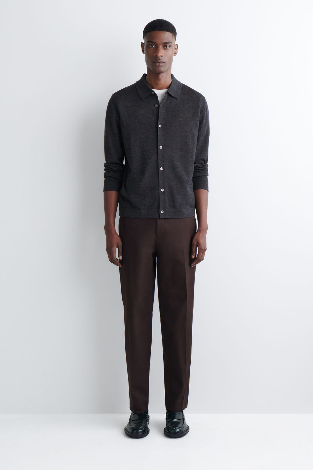 CHINOS DE ALGOD?N TAPERED LEG REGULAR FIT - H&m фото 2
