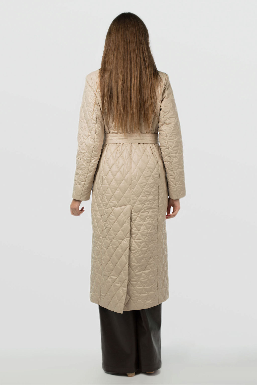 Пальто женское демисезонное (пояс) - El podio фото 5