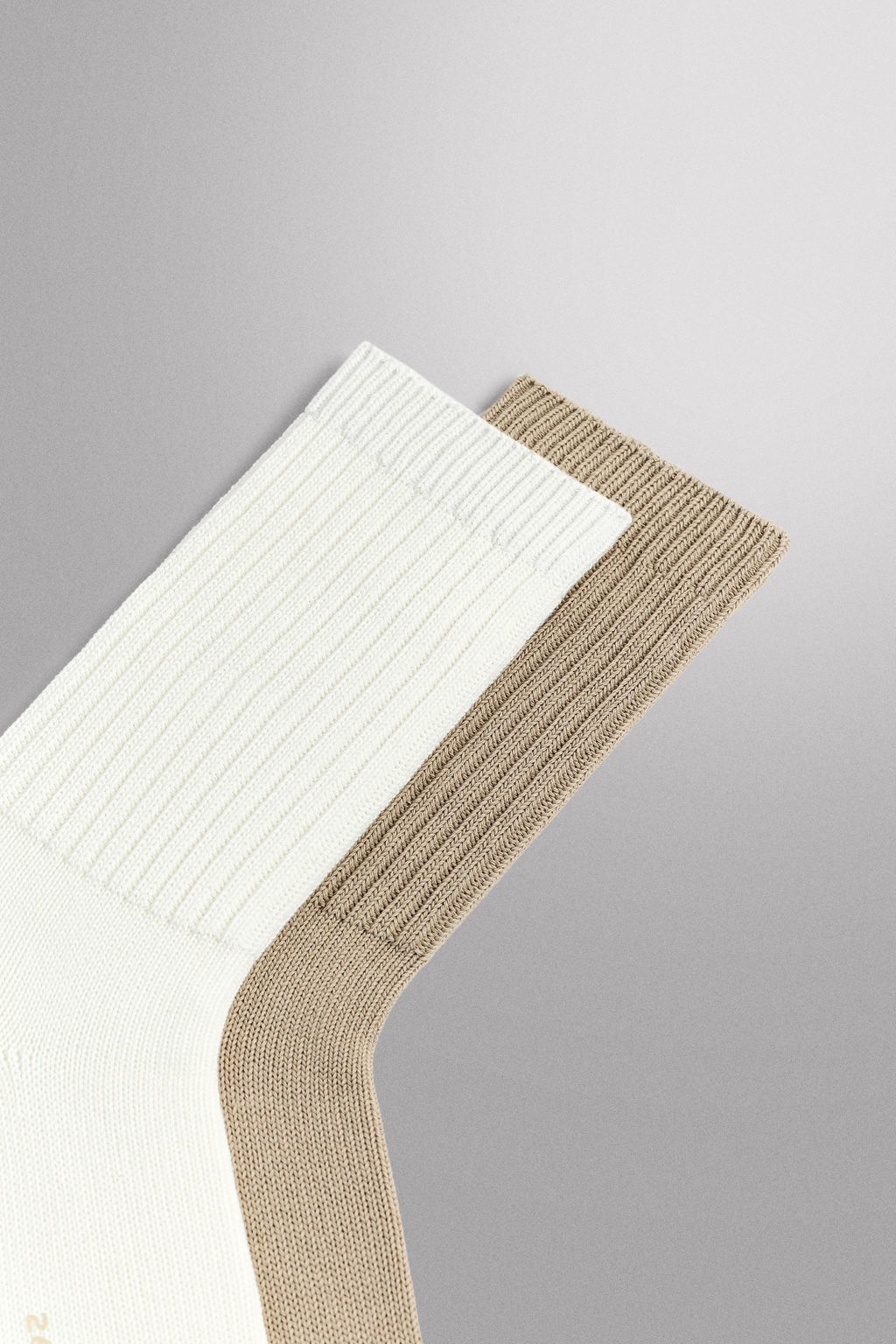 CALCETINES ENTRENAMIENTO PACK 2 / crudo-blanco