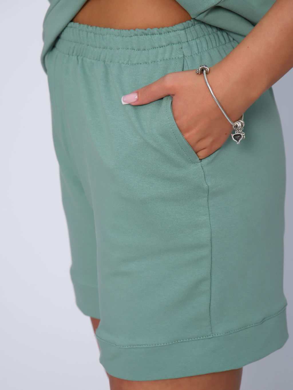 РАСПРОДАЖА Костюм (футболка+шорты)_913/оливковый - Ihomelux фото 9