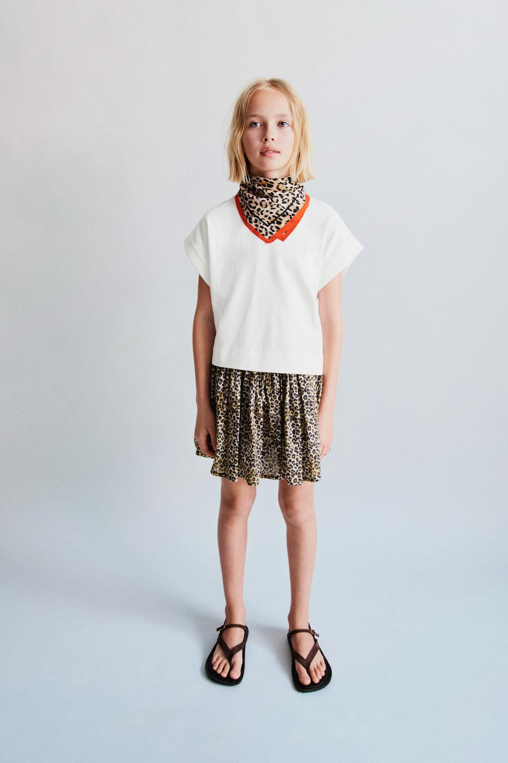 ANIMAL PRINT BERMUDA SKORT - Zara фото 4