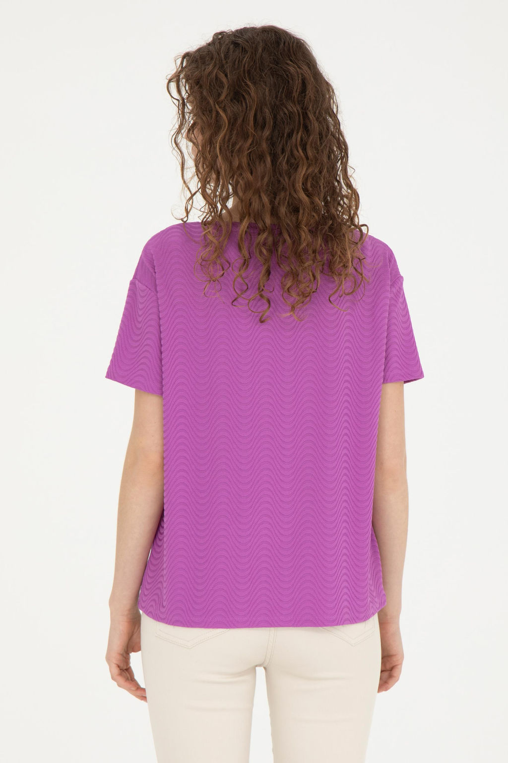 Женская фиолетовая футболка - U.s. polo assn фото 12