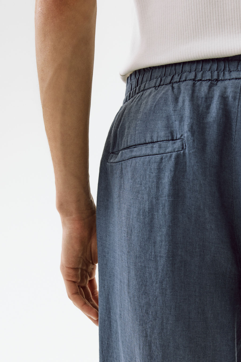 Pantal?n de lino Loose Fit - H&m фото 6