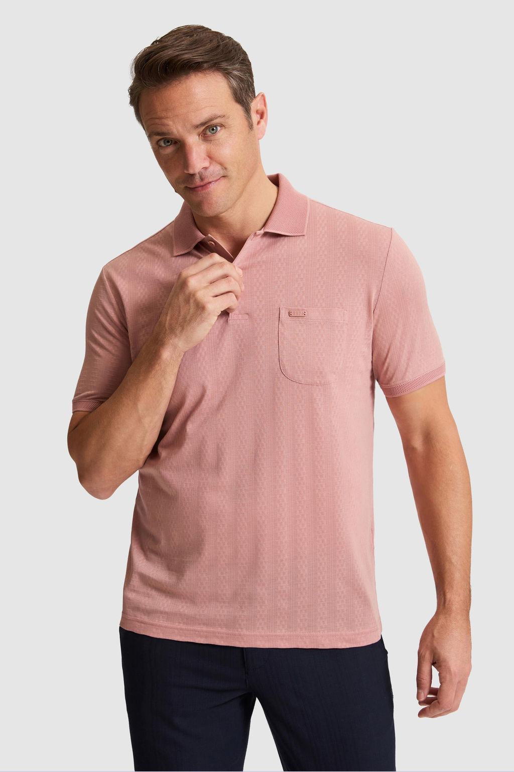 Erkek Pudra Regular Fit Polo Yaka Ti__rt - U.s. polo assn фото 3