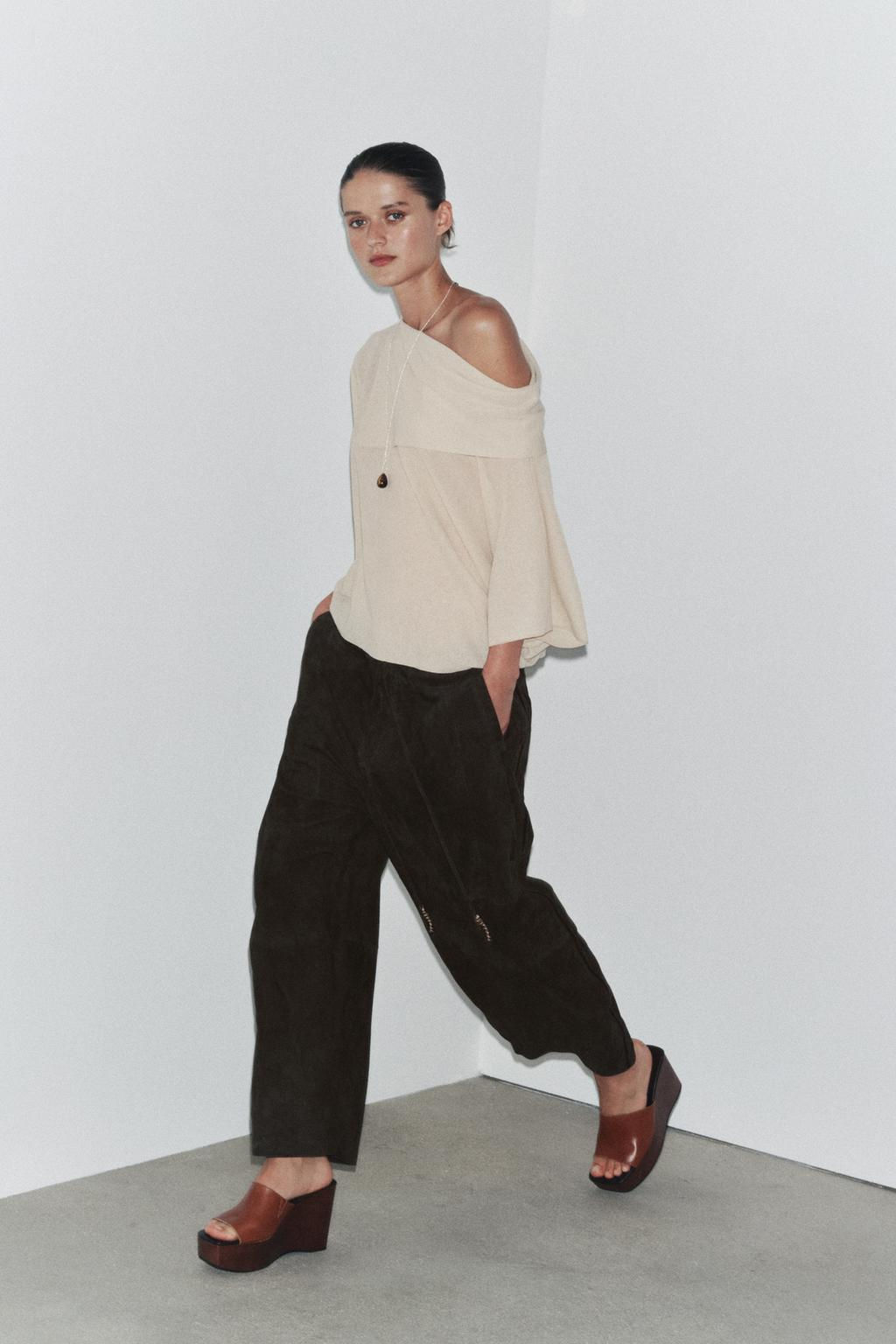 PLAIN KNIT LAYERED TOP - Zara фото 8