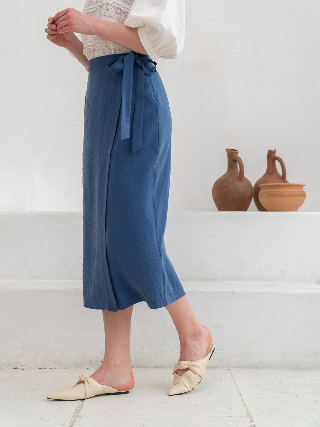 Юбка 222.060030/синий - Seven senses фото 3