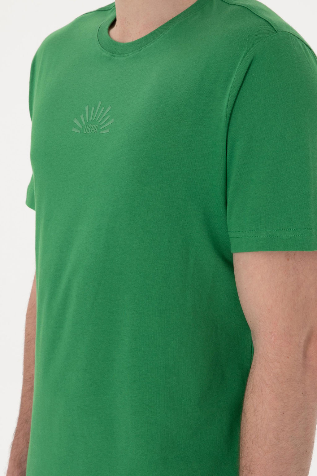 Erkek Regular Fit Bisiklet Yaka Ye_il Ti__rt Sepette S_rpriz _ndirim - U.s. polo assn фото 7