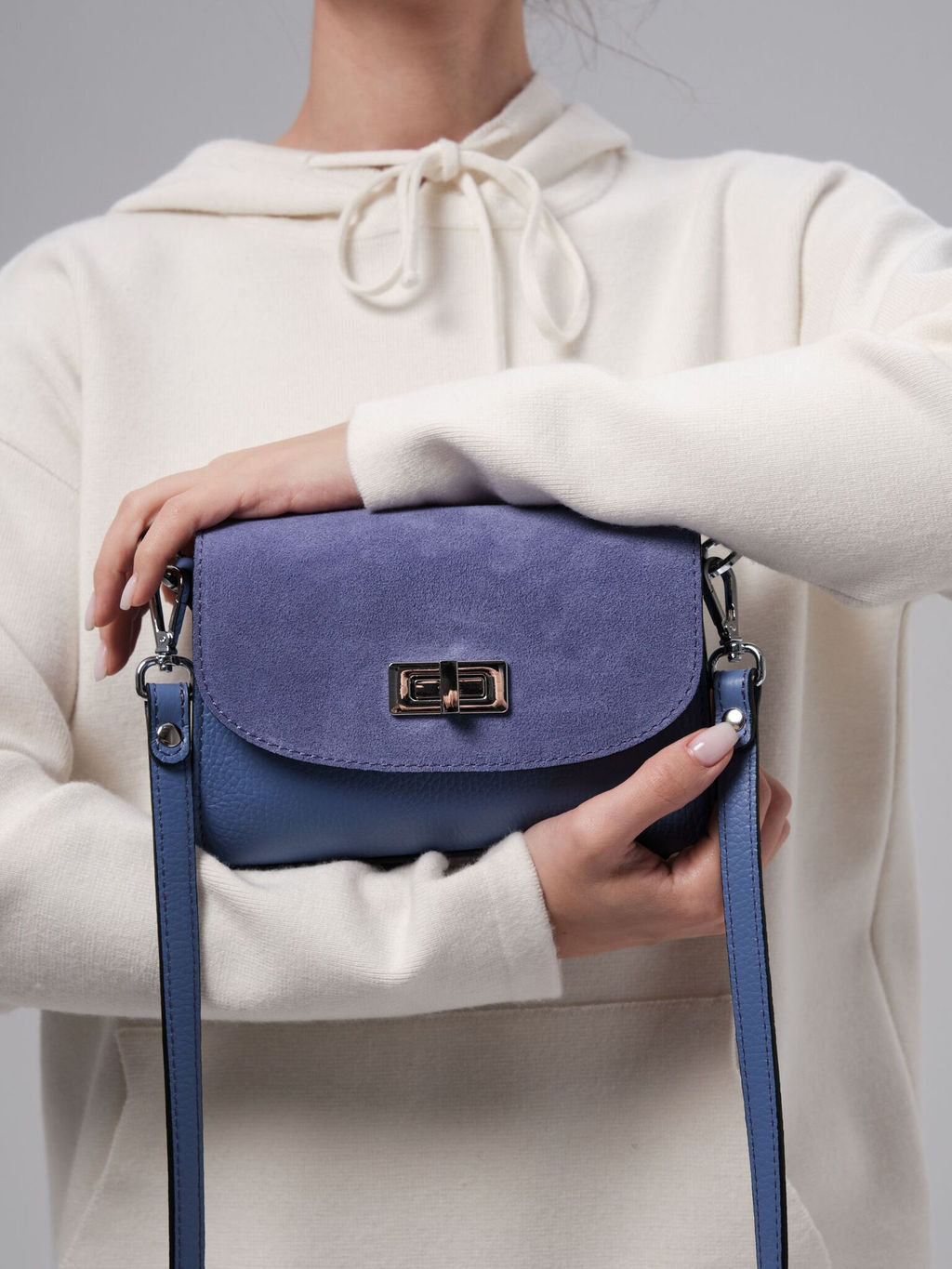 Сумка на плечо Deboro 31033 сиреневый закат