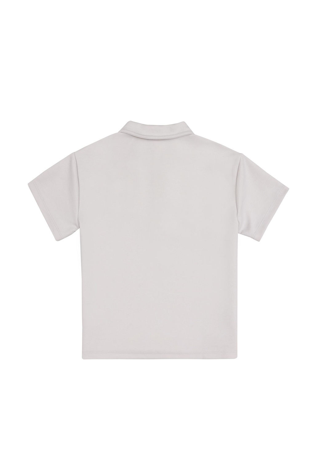 Erkek _ocuk A__k Gri Bisiklet Yaka Ti__rt Sepette S_rpriz _ndirim - U.s. polo assn фото 3