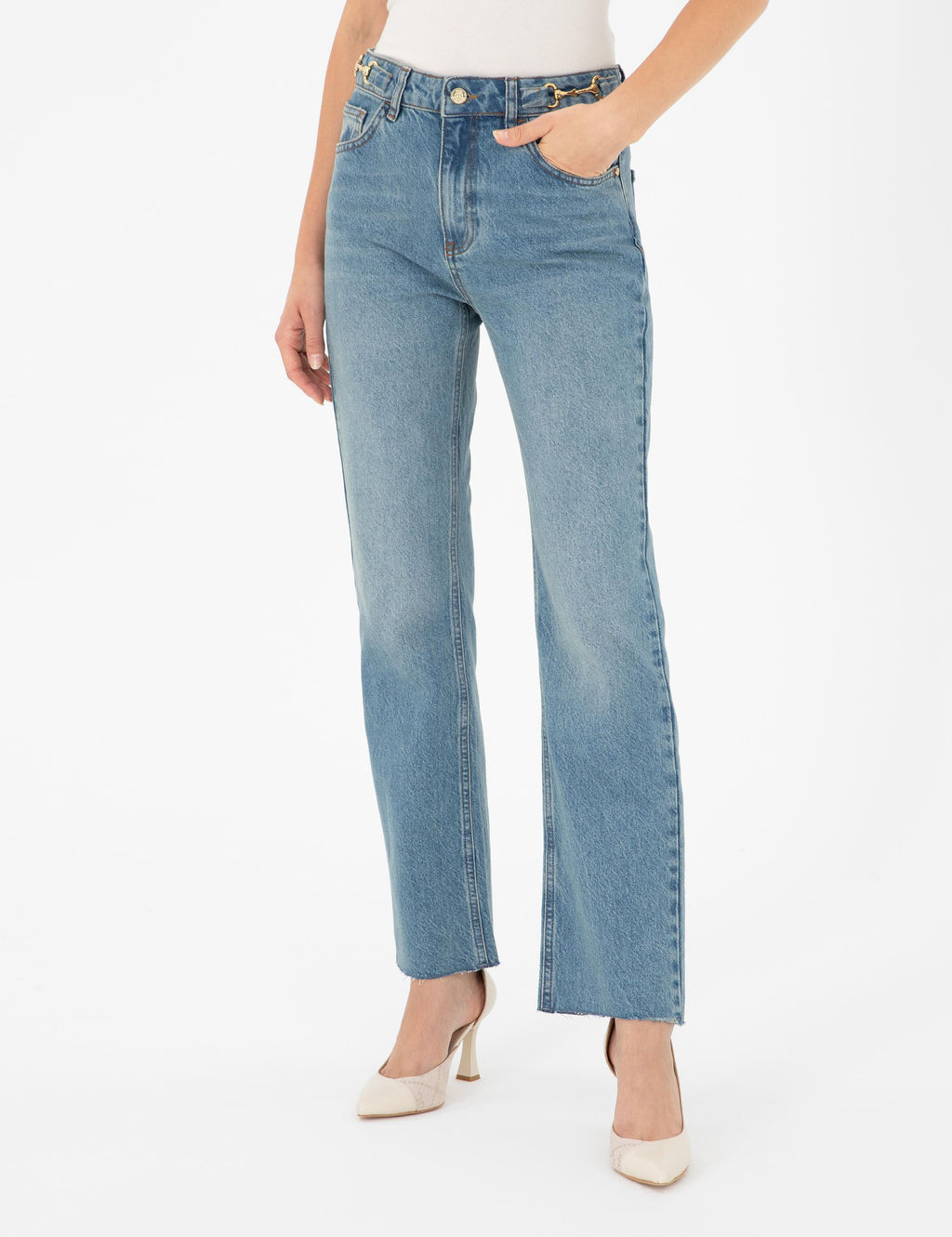 A__k Mavi Straight Fit Jean Pantolon