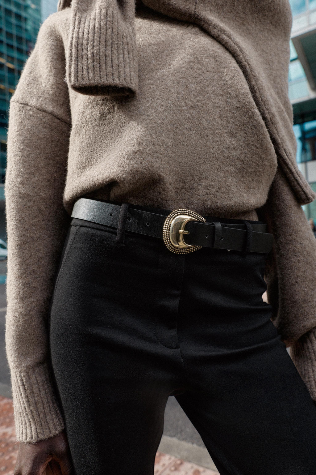 FLARE LEGGINGS WITH BELT - Zara фото 5