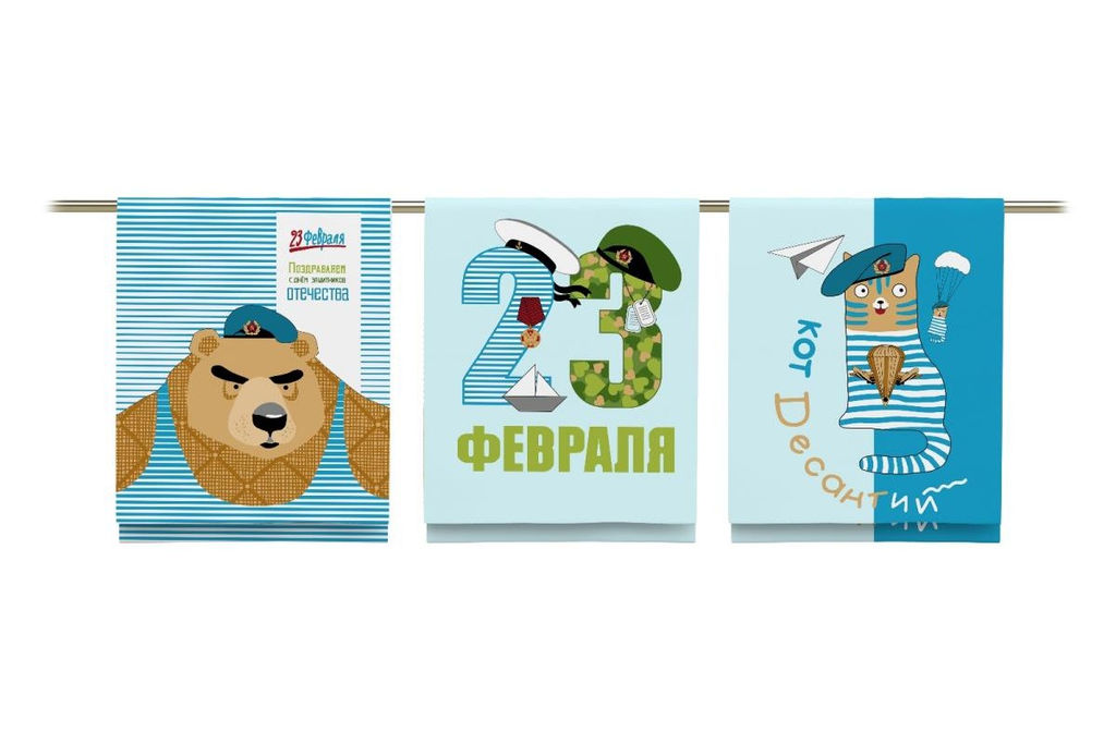 Набор вафельных полотенец Купон 3 шт. в коробке ВК 627 тк (29187-1) - Наталья-текстиль фото 2