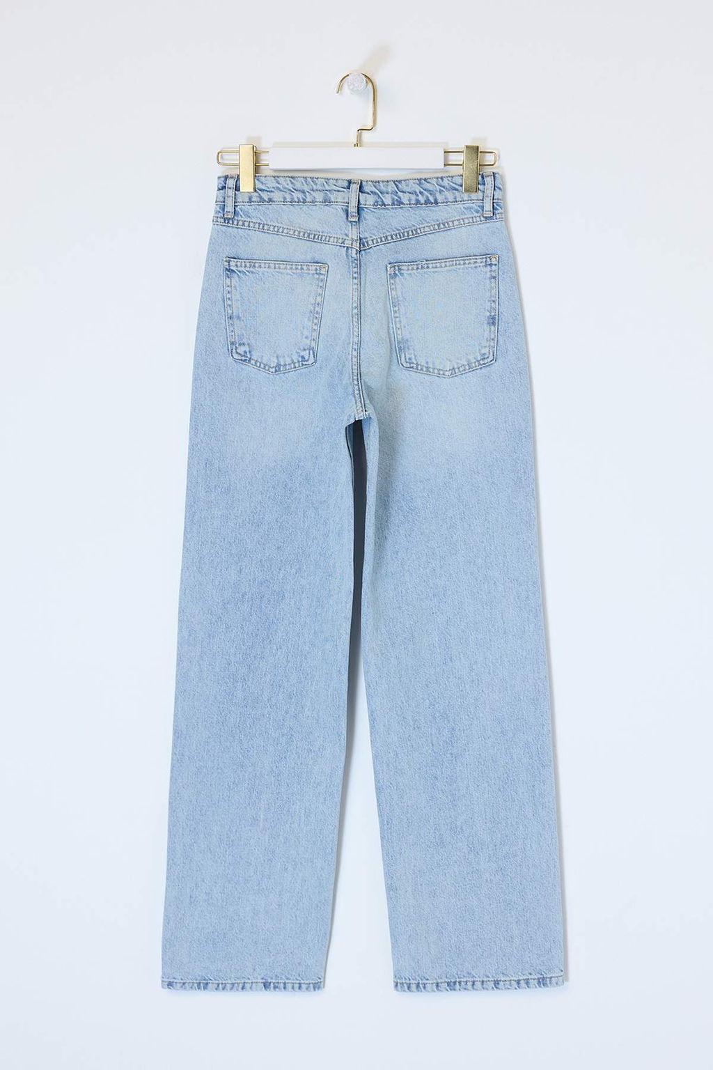 Mavi Yuksek Bel Straight/Duz Kesim %100 PamukluJeans TWOSS26JE00177 - Trendyolmilla фото 6