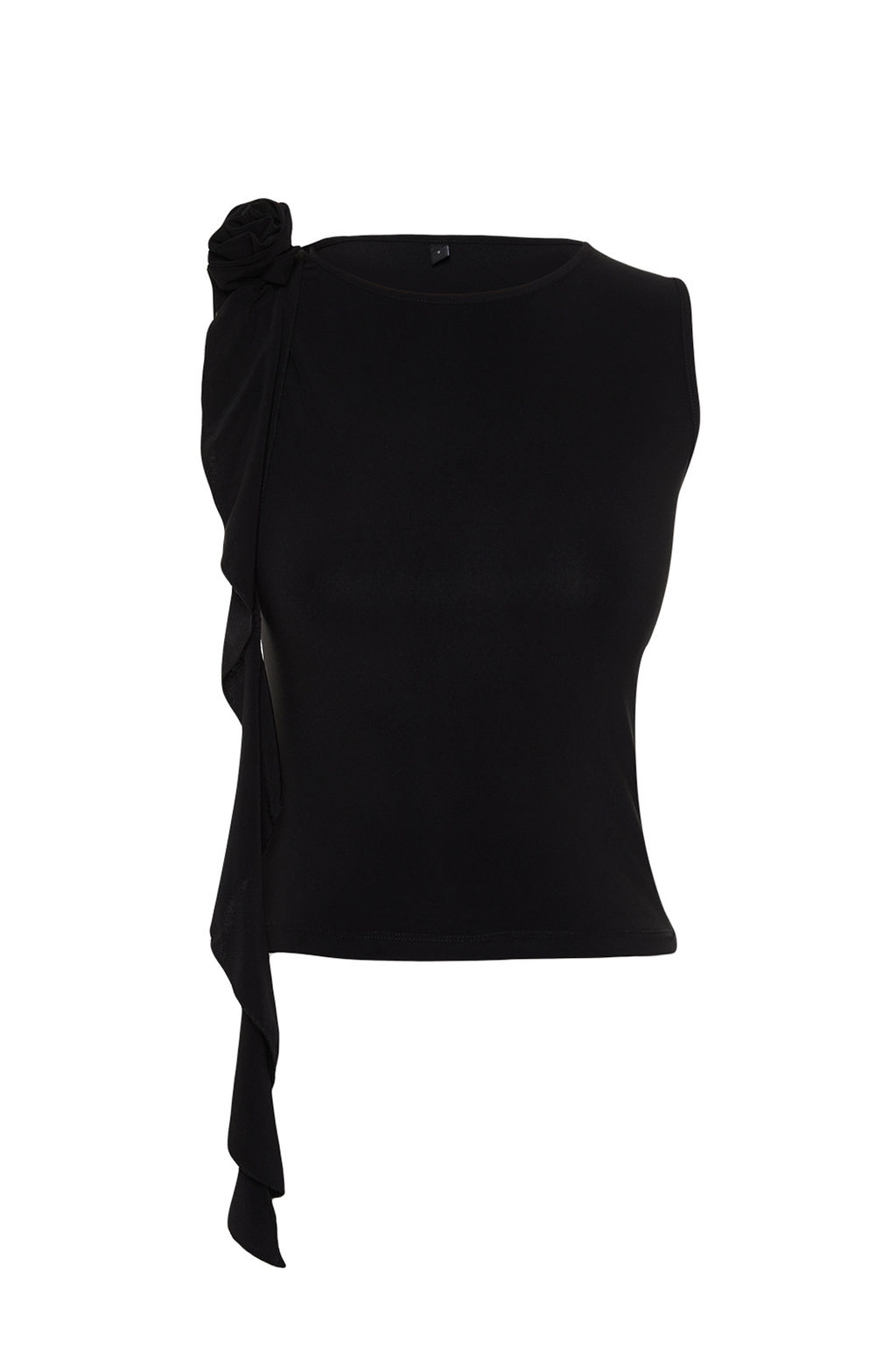 Trendyolmilla Yag Yesili Gul Aksesuar Detayl? F?rf?rl? Esnek Regular Orme Bluz TWOSS24BZ00200 фото 7