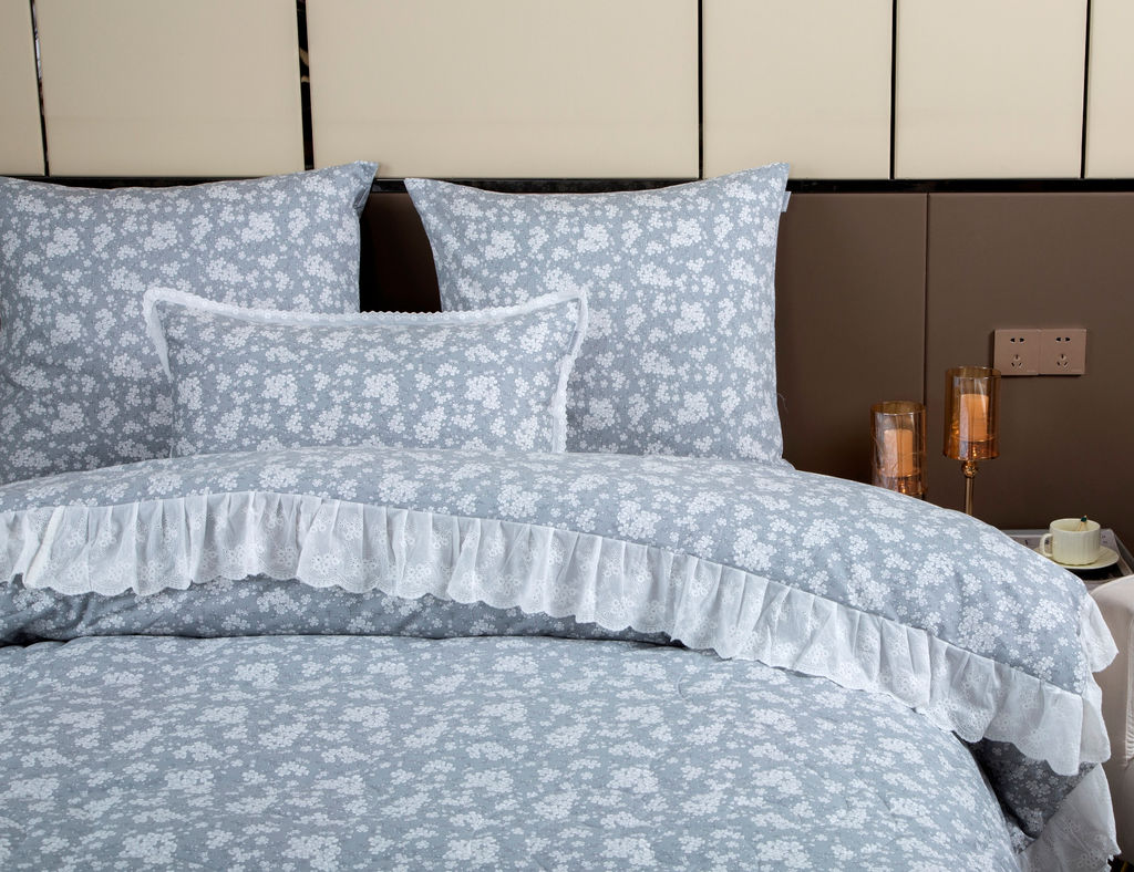 Комплект с одеялом Айрис (серебро жемчуг) - Kazanov.a. фото 3