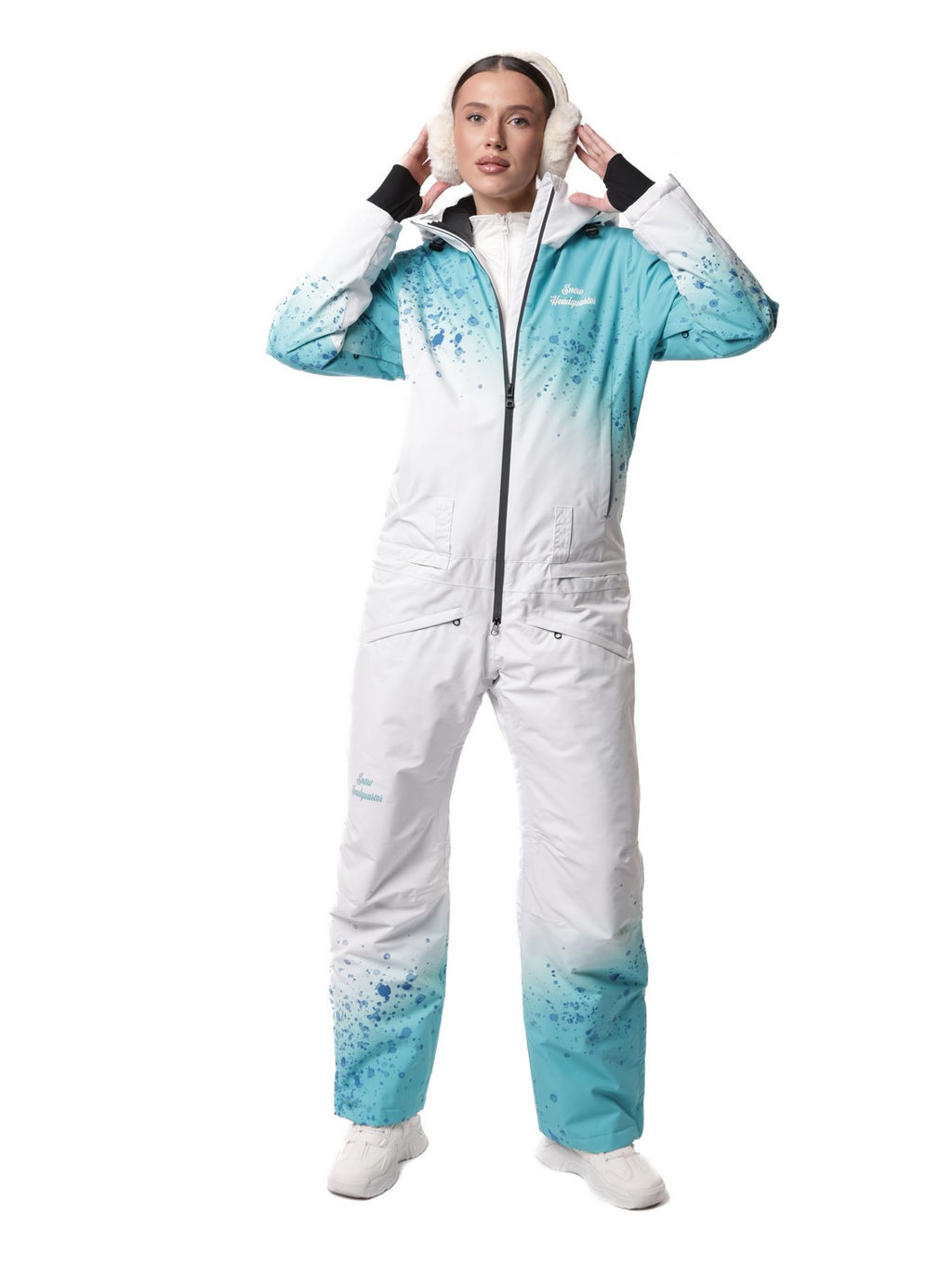 Комбинезон BB-0525 Бело-голубой