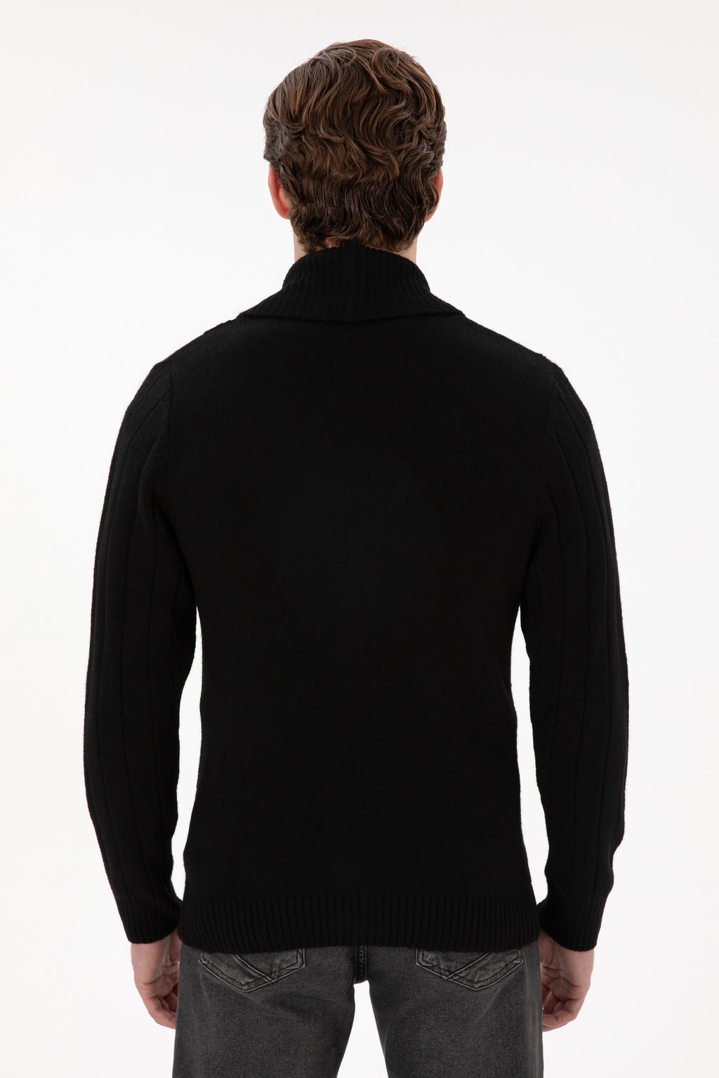 Мужская черная трикотажная кардиганская скидка в корзине - U.s. polo assn фото 17