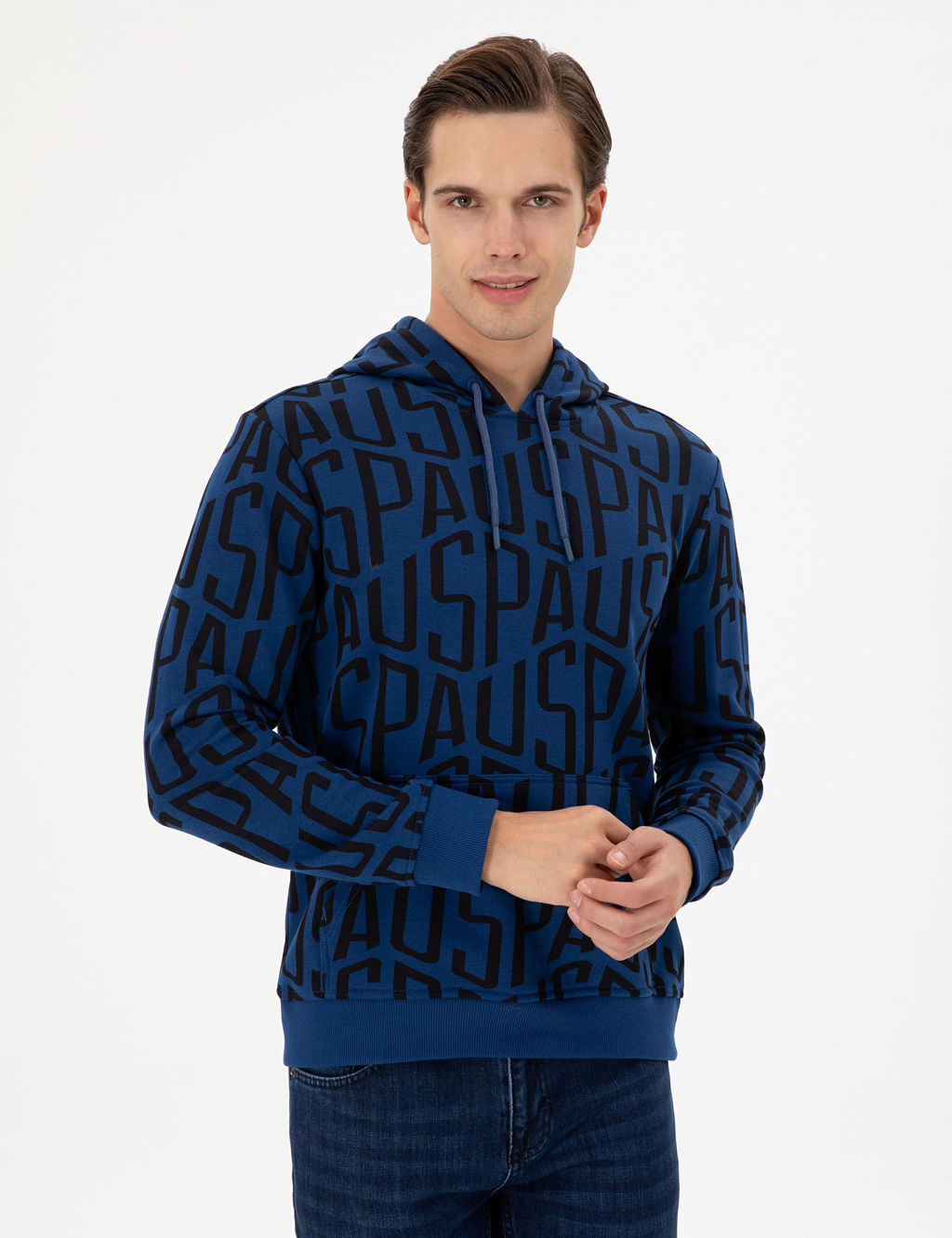 Мужской свитшот цвета индиго Неожиданная скидка в корзине - U.s. polo assn фото 3