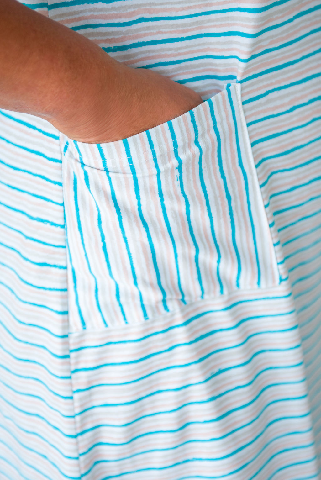 Туника женская из кулирки Руслана бирюзовый