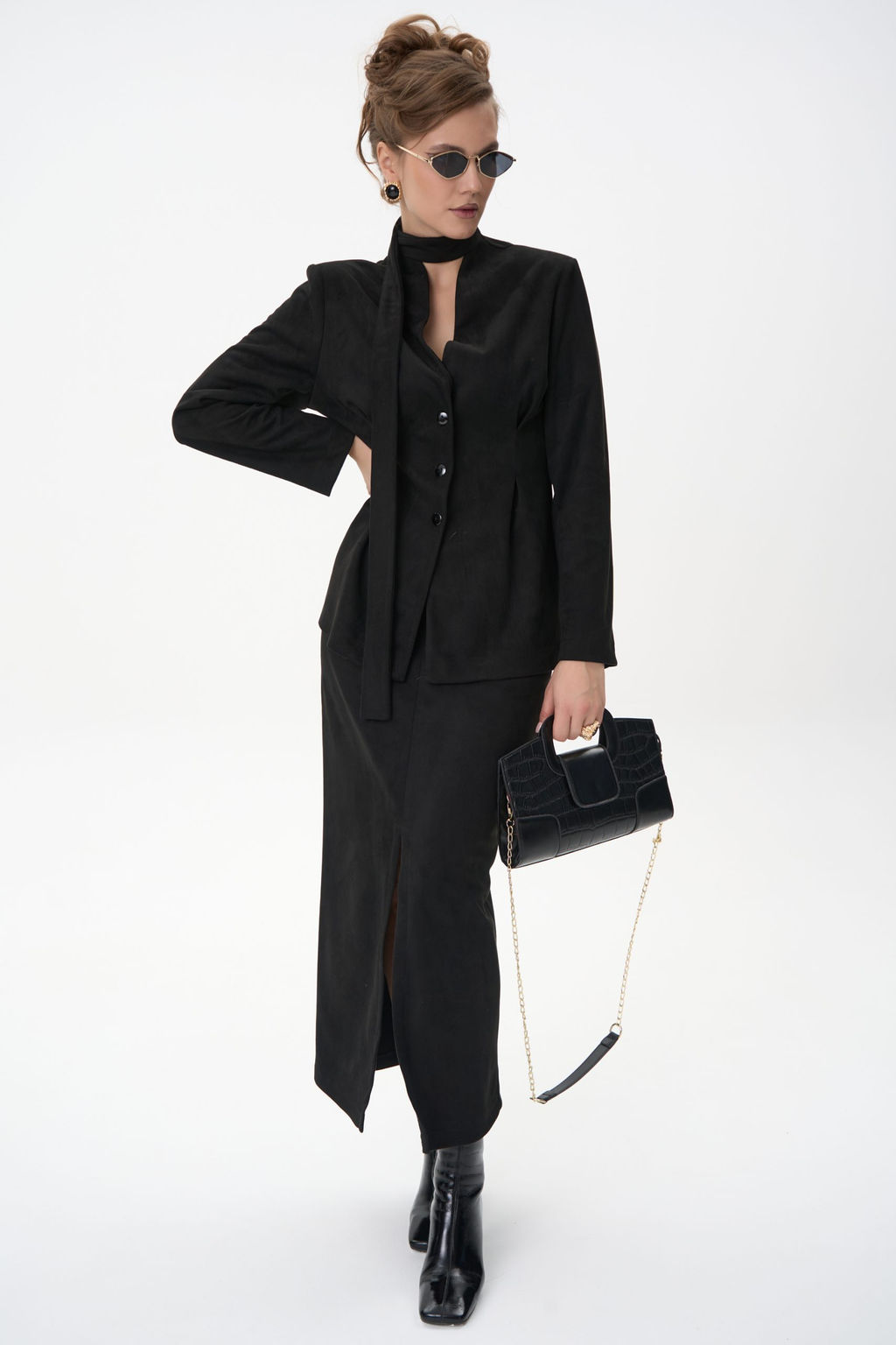 Жакет Майли (чёрный) - Эльза фото 6