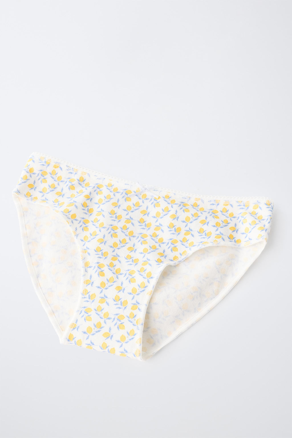 6-14 A?OS/ PACK SEIS BRAGUITAS LIMONES / Azul / Blanco - Zara фото 6