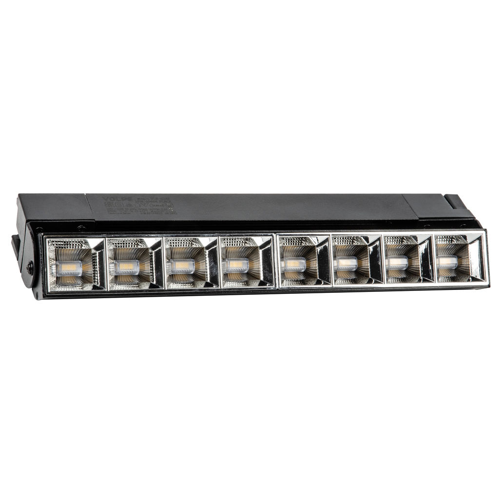 ULB-Q283 20W/4000K BLACK Светильник-прожектор светодиодный трековый. Линейный. 1600 Лм. Белый свет (4000К). Корпус черный. ТМ Volpe