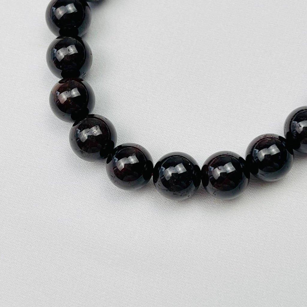 Браслет из Граната со вставкой Сердце 17 см - Радуга самоцветов фото 4