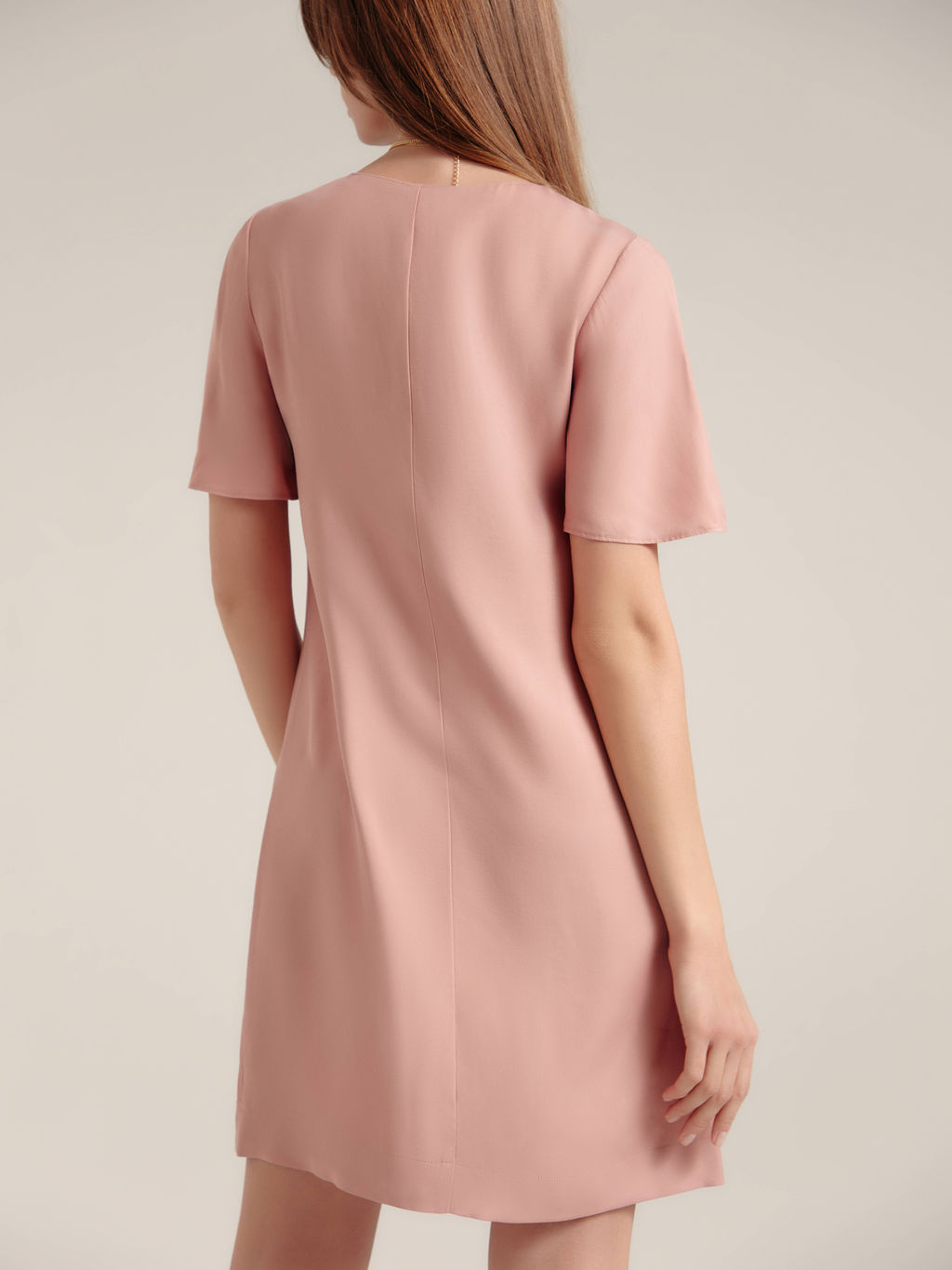 CONTE Платье свободного кроя LPL 1190 из вискозы dusty rose dusty rose