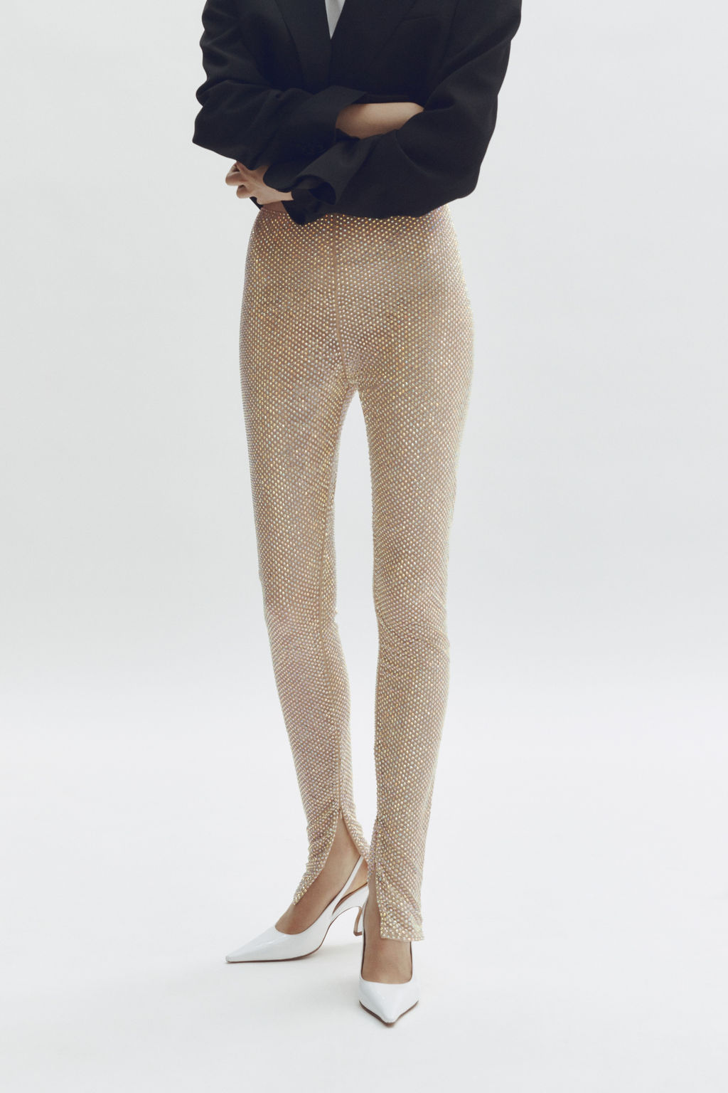 Leggings de encaje con detalles decorativos - H&m фото 6