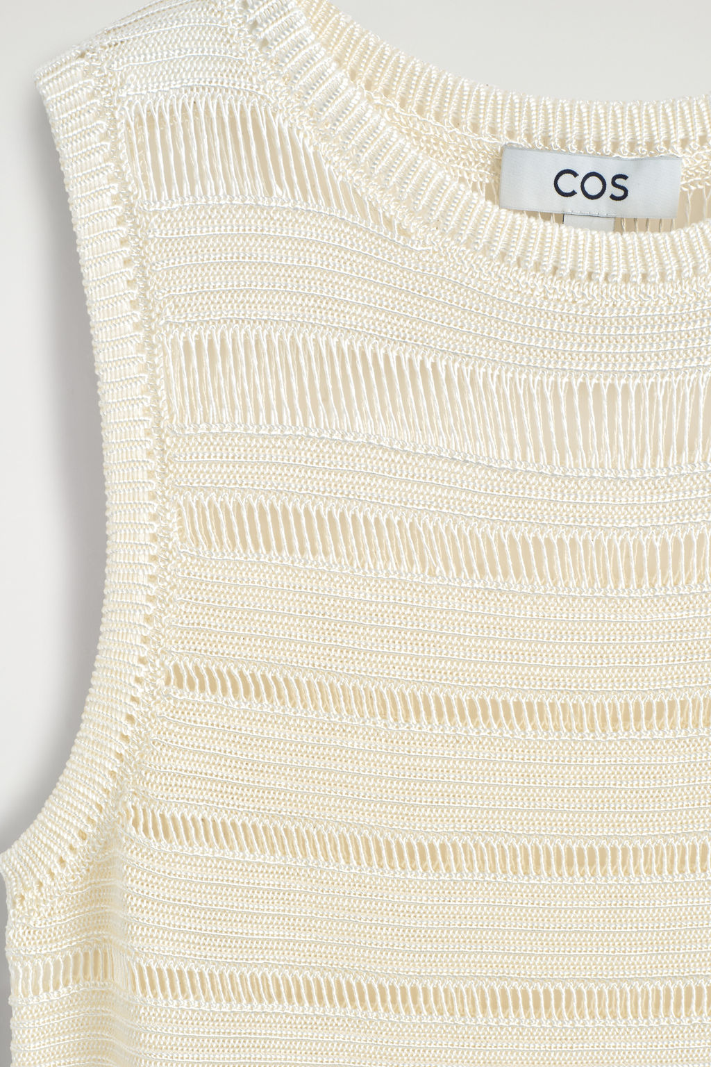 LADDER-STITCH KNITTED TOP - H&m фото 3