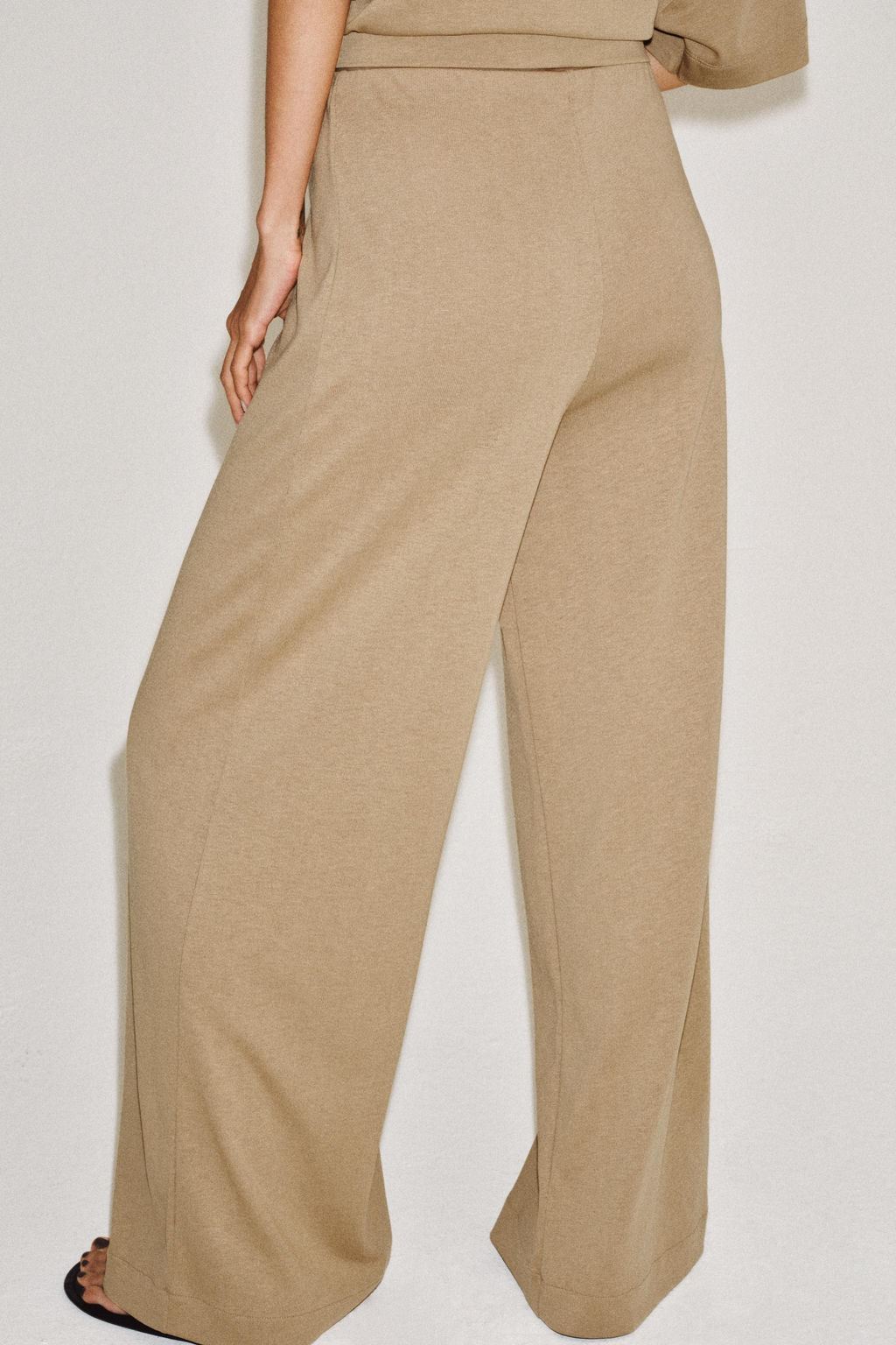 PANTAL?N RECTO FLUIDO / Beige - Zara фото 3