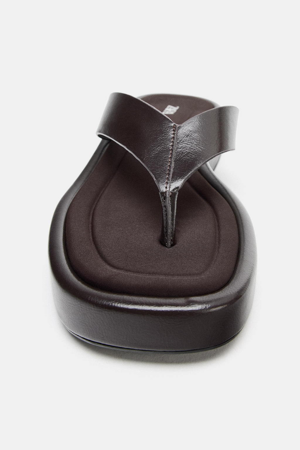 SANDALIA PLANA TIRA / Marr?n - Zara фото 5