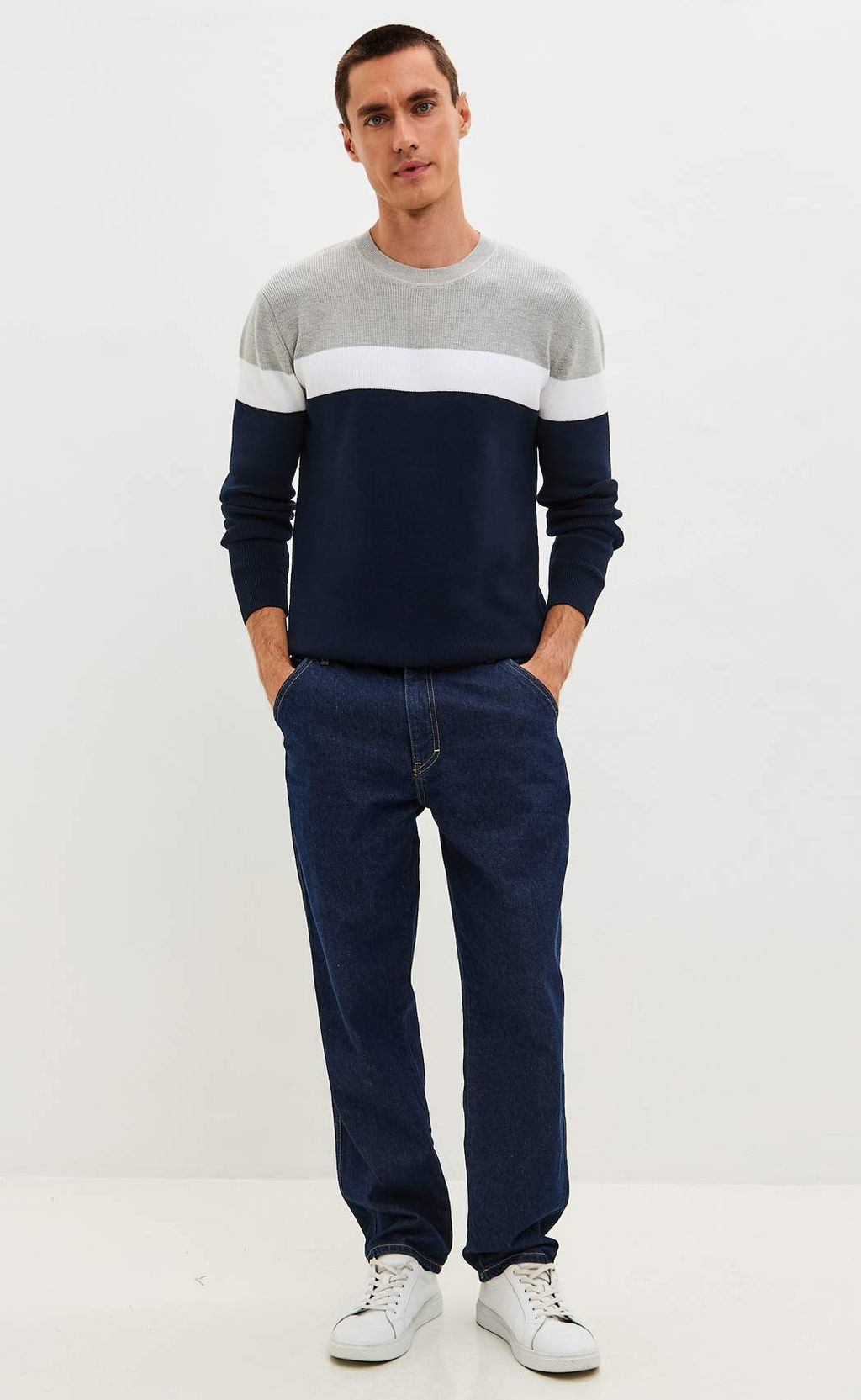 Свитер P521-1568 d.blue - Primm фото 10