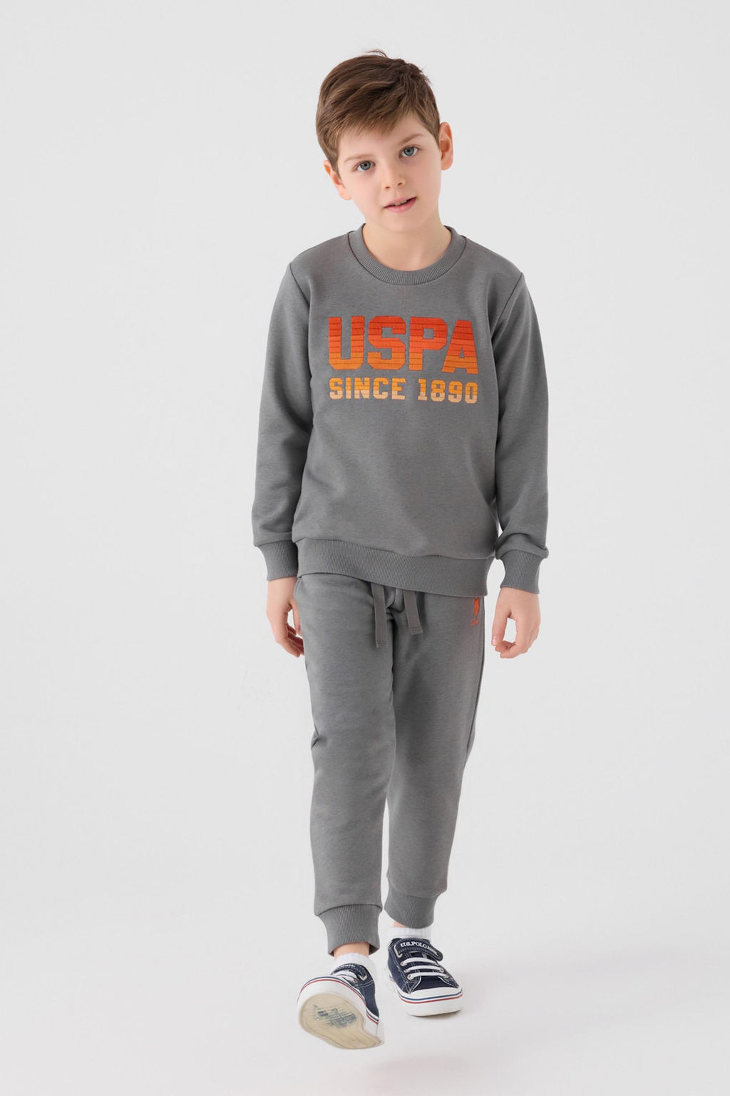 Темно-серый пижамный комплект для мальчика Неожиданная скидка в корзине - U.s. polo assn фото 3