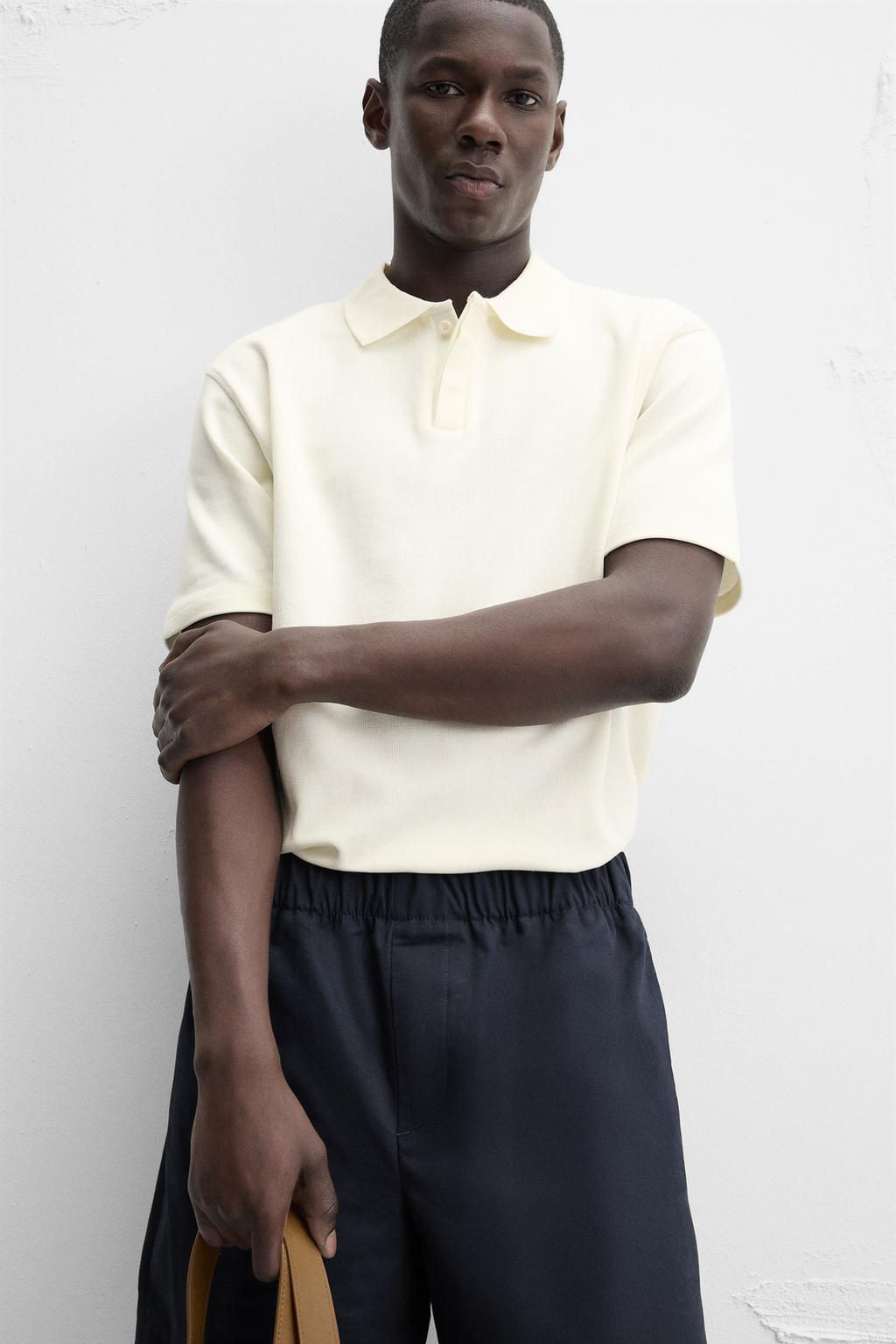 TEXTURED POLO SHIRT - Zara фото 6