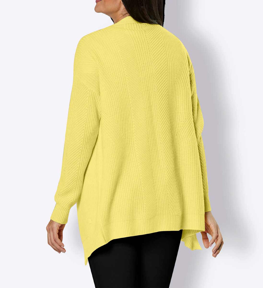 Кардиган, цвета лимона - Linea tesini фото 3
