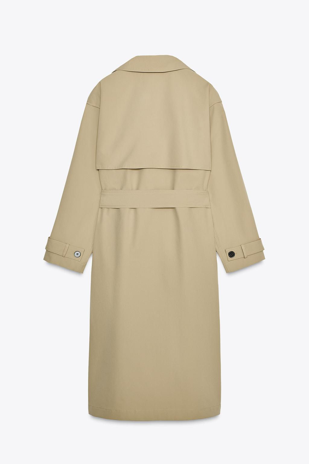 WATER-REPELLENT TRENCH COAT WITH BELT - Zara фото 13