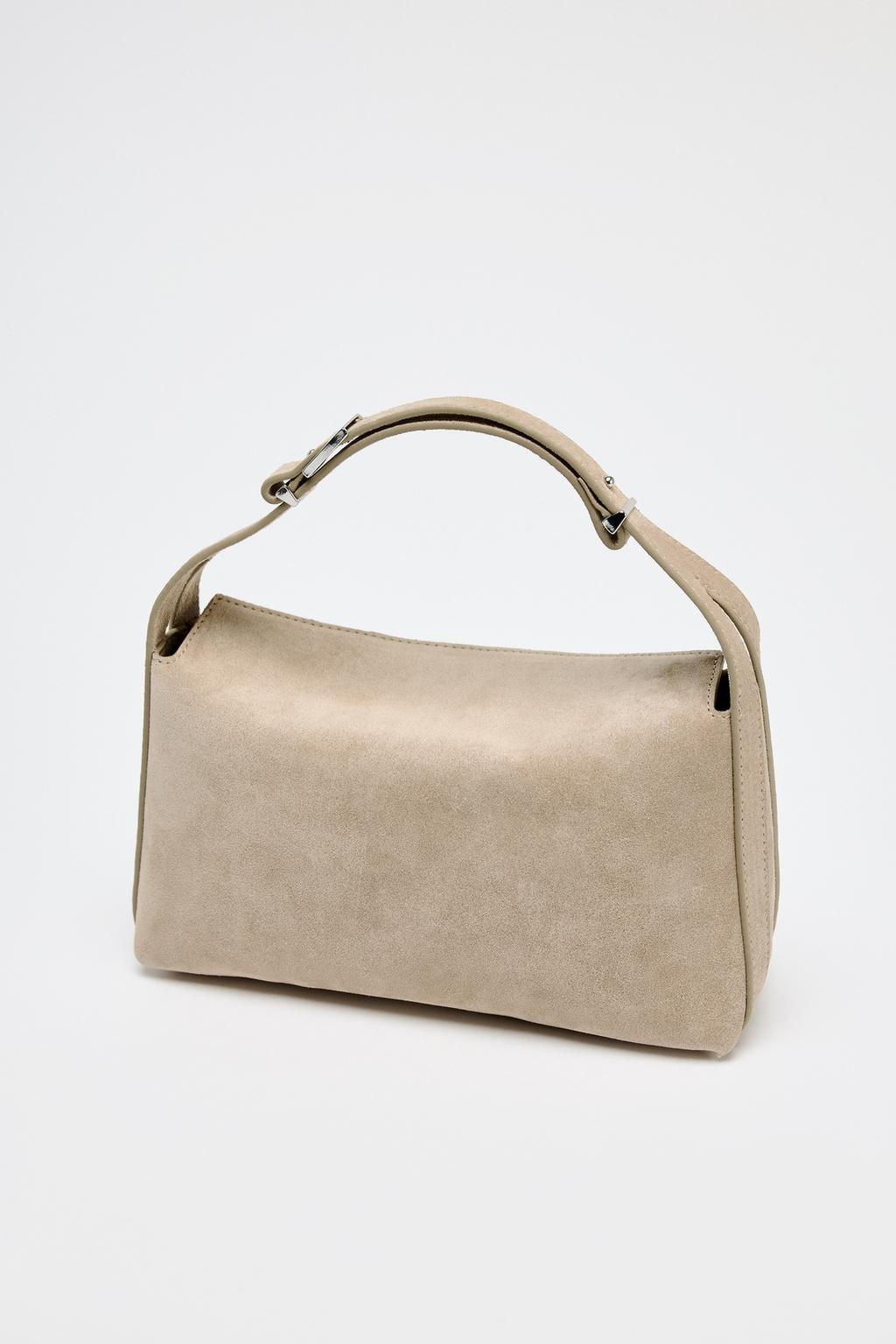 SPLIT SUEDE MINI HANDBAG - Zara фото 4