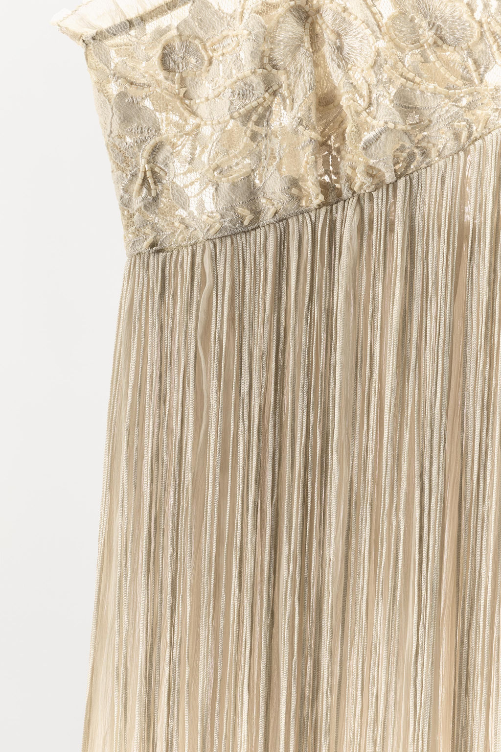 EMBROIDERED FRINGED COMBINATION DRESS - Zara фото 16