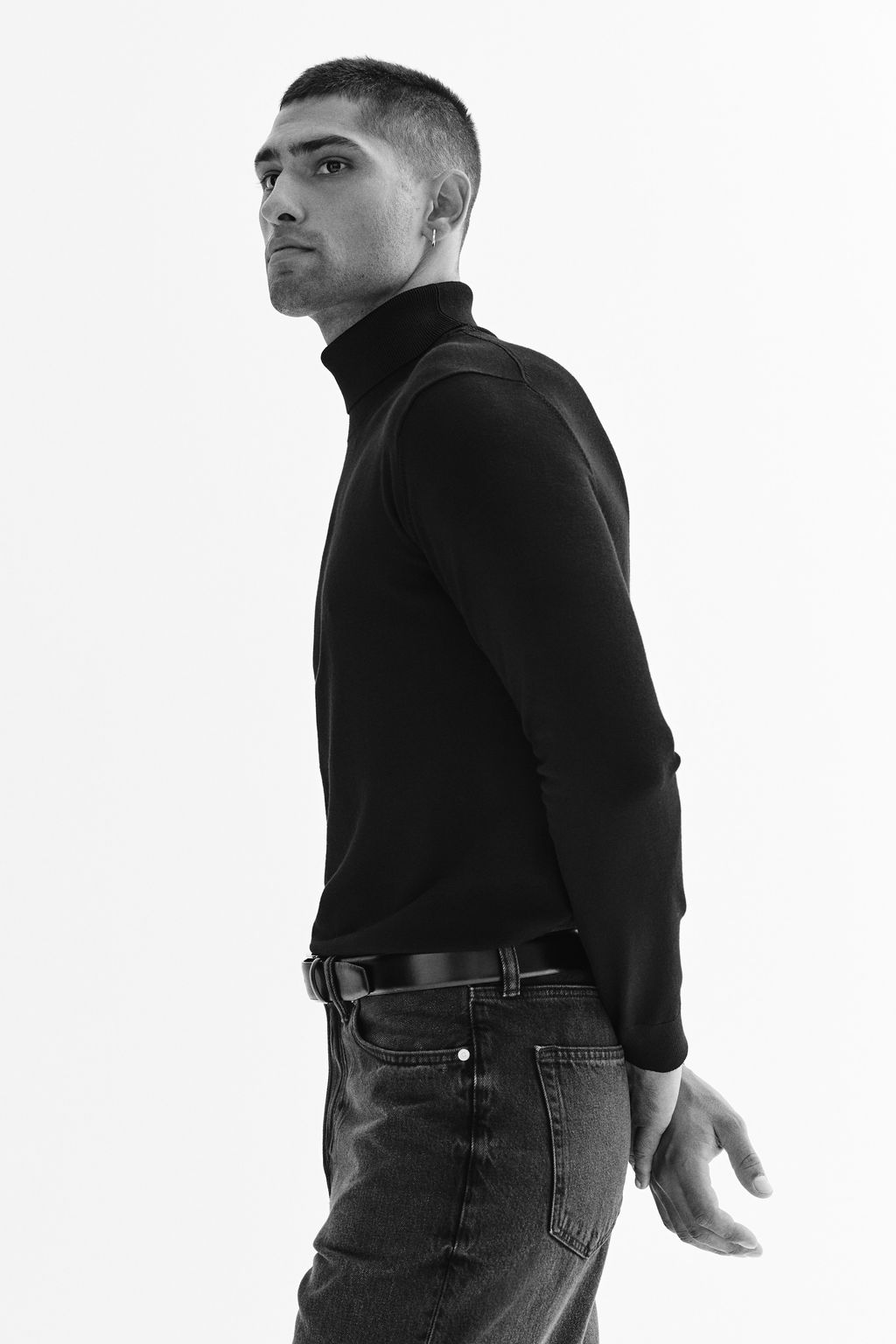 Jersey de cuello alto Regular Fit - H&m фото 9