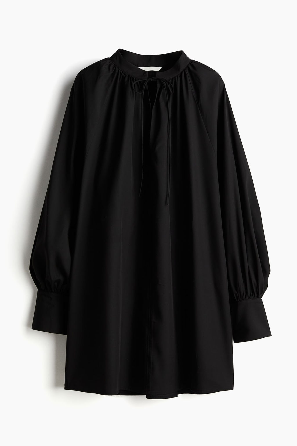 Vestido oversize con tiras de anudar - H&m фото 6
