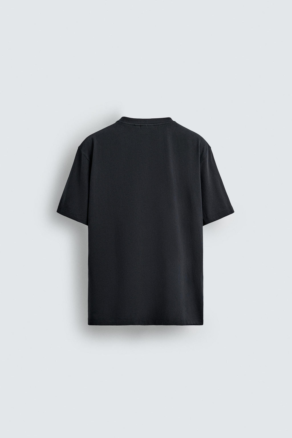 CAMISETA MEDIUM WEIGHT REGULAR FIT ORIGINS / Marino oscuro - Zara фото 8